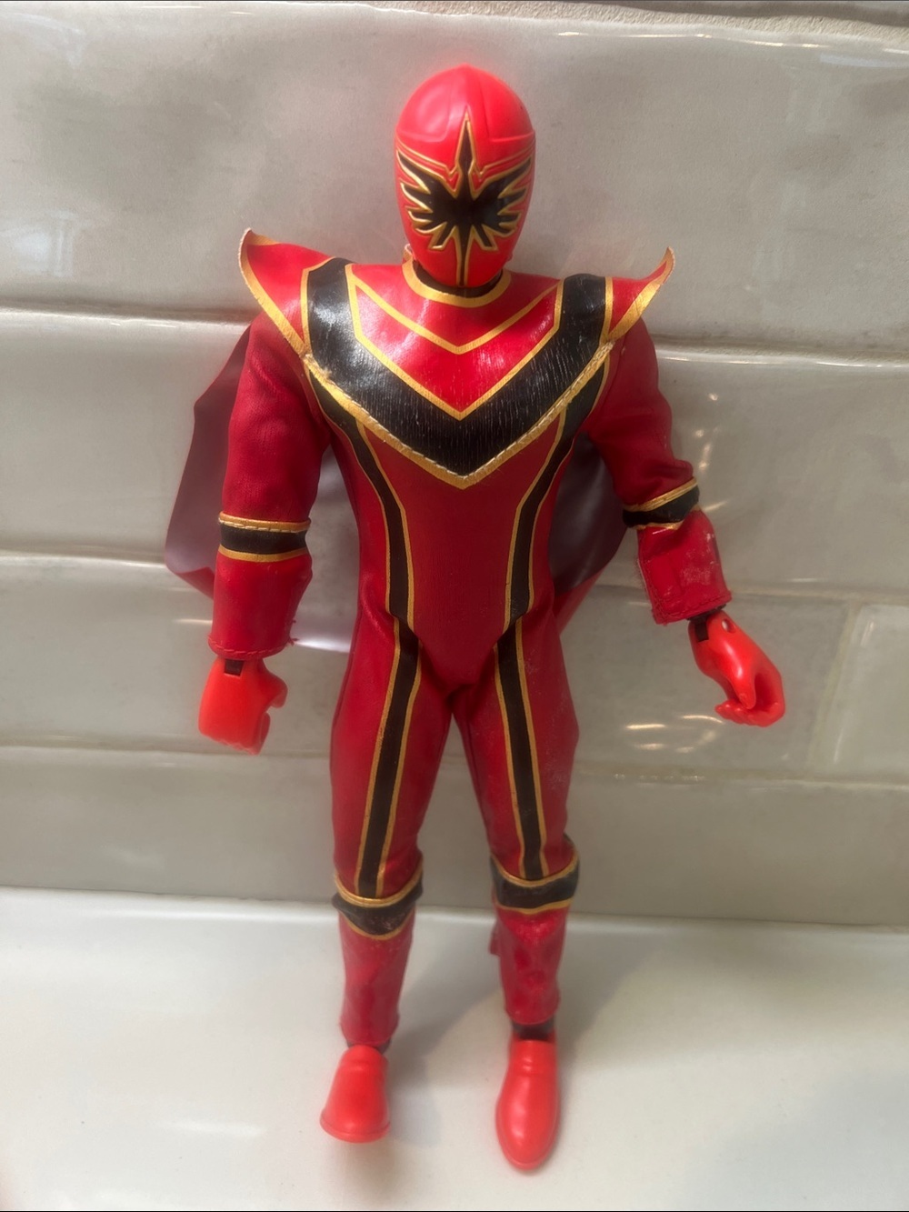 Power Ranger Red and Gold Superhero Action Figure Mystic Force